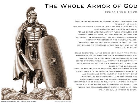 What Had Happen Was Armoring Up For Spiritual Warfare