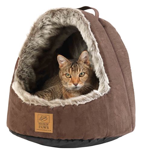 Cats Cat Beds House Of Paws Hooded Arctic Fox Cat Bed Easy