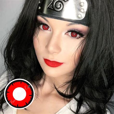 Anime Cosplay Mangekyou Itachi Sharingan Contact Lenses For Eye Kakashi