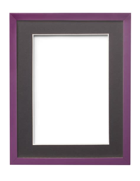 Rainbow Range Picture Frame Photo Frame Poster Frame Purple With Mount