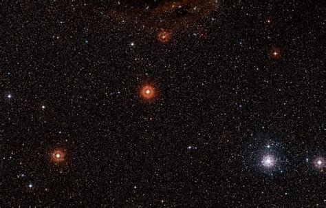 Wallpaper Stars Wide Field View Digitized Sky Survey 2 Star Cluster