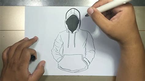 How To Draw Hoodie Step By Step Youtube