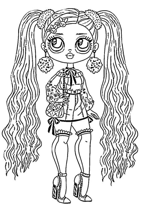 Coloring Pages Coloriage Lol Surprise Omg Swag Lol Surprise Omg Dolls