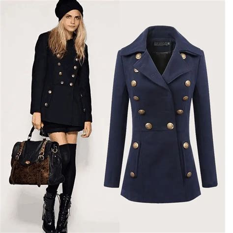 Aliexpress Com Buy Navy Blue Women S Winter Jackets And Coats Double Double Elegant Warm Women