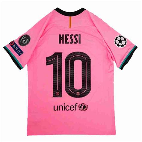 Fc Barcelona Nike Messi Team Uniform Short Sleeved Jersey Barca Shop