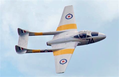 Interesting Facts About The De Havilland Vampire The Second Jet Fighter Of British Raf