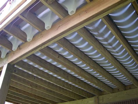 The price of $200 per square metre is an average cost estimate for roofs made of timber and colorbond or polycarbonate. Southeastern Michigan Under Deck Drainage System, RainEscape, DekDrain, TimberTech, Outdoor ...