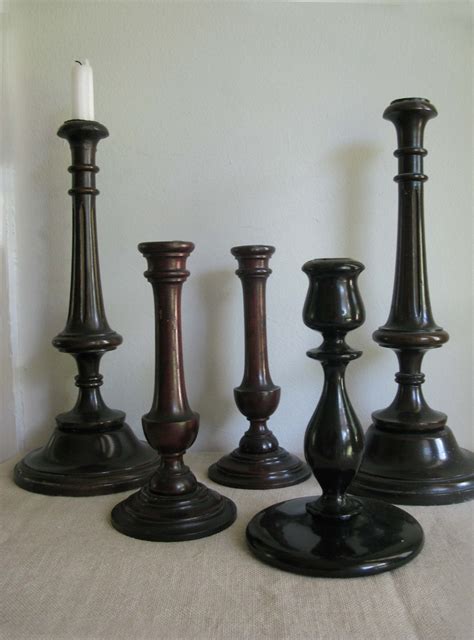 » Object of the Day - Turned Wood Candlesticks