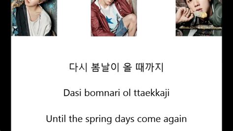 봄날 (spring day) lyrics verse 1: BTS (방탄소년단) - Spring Day (봄날)  like a tiny dust that floats in the air like a tiny dust if the flying snow is me i could've chorus: BTS - Spring Day Lyrics ( Korean - Romanization - English ...