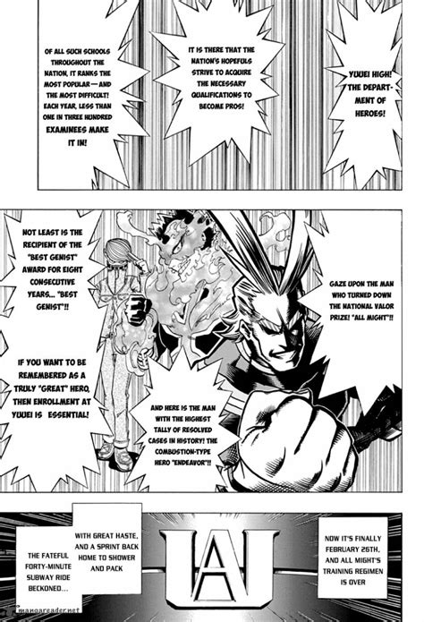 MY HERO ACADEMIA Chapter 3 Entrance Exam My Hero Academia Manga