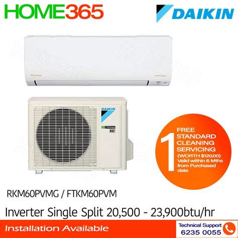 Daikin Inverter Single Split AirCon 21000BTU RKM60PVMG FTKM60PVM