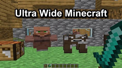 Ultra Wide Minecraft Youtube