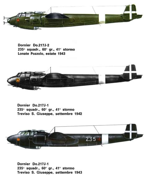 Dornier Do 217 Caccia Notturno Regia Aeronautica Do 217 J 2 235a