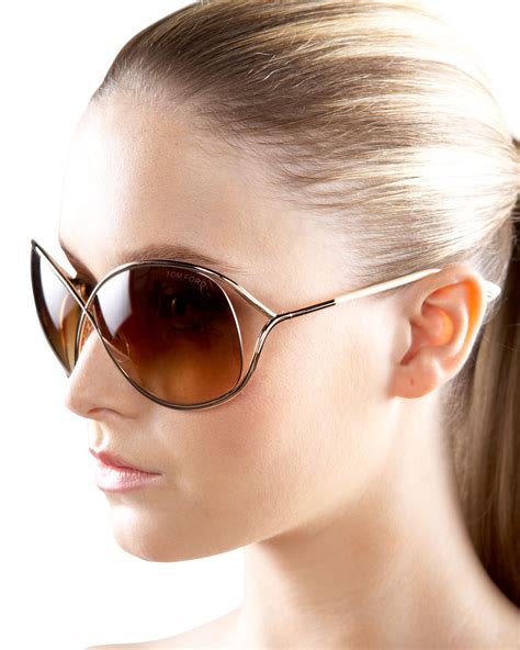 We fully guarantee the authenticity of the items we sell. Tom Ford Miranda Sunglasses in Metallic - Lyst