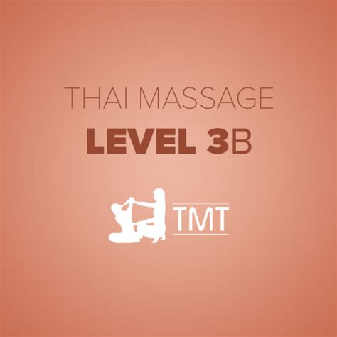 thai massage level 3b course by tmt