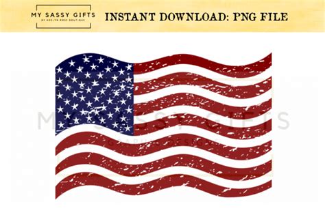 5 out of 5 stars. Distressed Patriotic American Flag Graphic Design (269843 ...