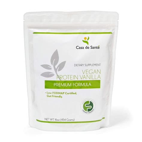 low fodmap certified protein powder vegan gluten free dairy free soy free grain free sugar