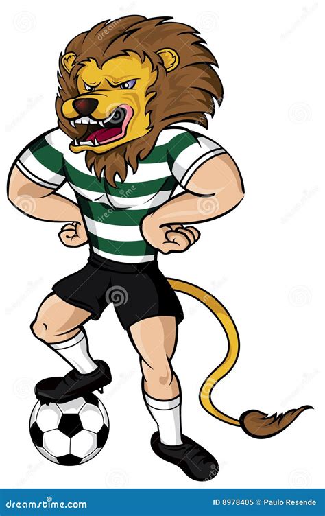 Soccer Lion Mascot Royalty Free Stock Photo Image 8978405