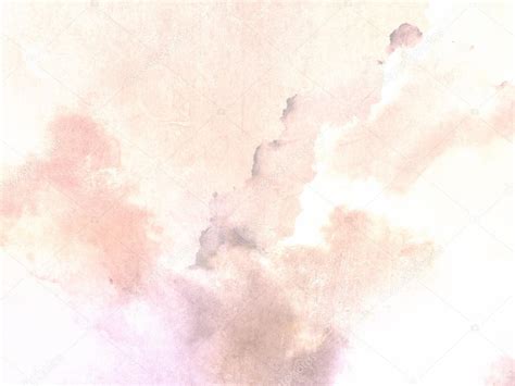 Watercolor Background With Soft Pastel Vintage Texture Stock Photo By