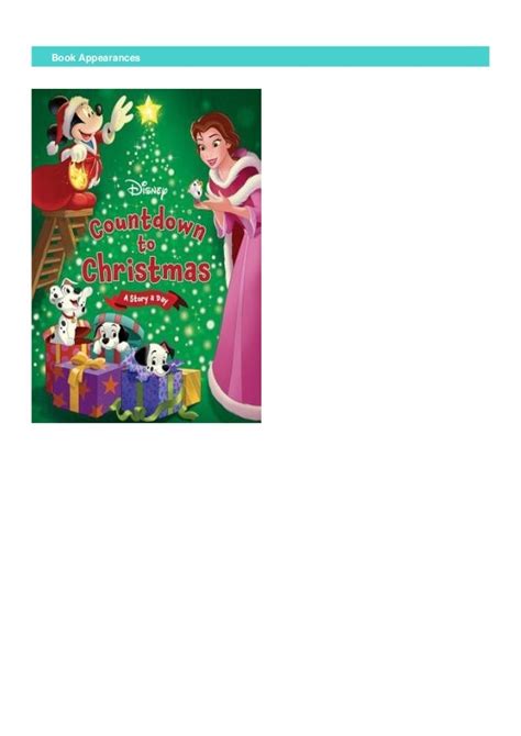 Books Disneys Countdown To Christmas A Story A Day By Walt Disney Company