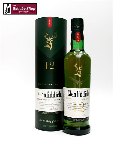 Glenfiddich 12 Years Old Single Malt Scotch Whisky 70cl The Whisky