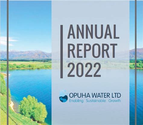 2022 Annual Report Opuha Water Limited
