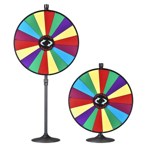 Winspin 36 Dual Use Prize Wheel Tabletop Or Floor Stand Fortune