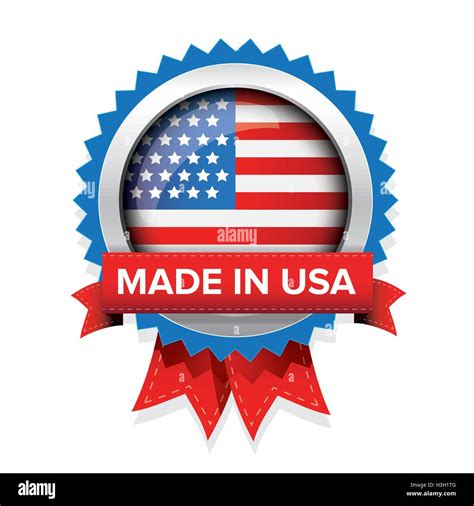 Made In Usa Badge Vector Stock Vector Image And Art Alamy