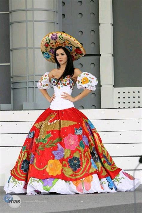 México Traje De Mariachi Mujer Vestidos Mexicanos Vestidos Tipicos Mexicanos