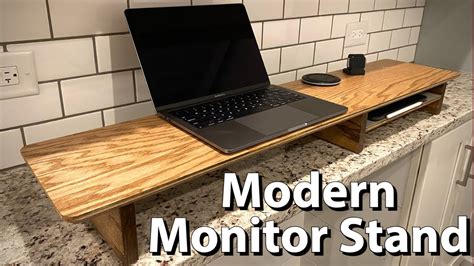 How To Build A Diy Monitor Desk Stand Make Your Own Grovemade Desk