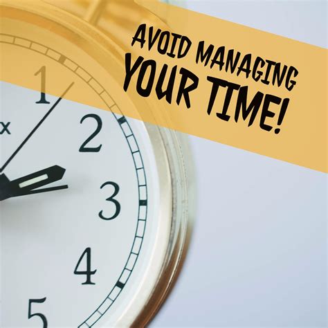 Avoid Managing Your Time Mes047 Embedded Success