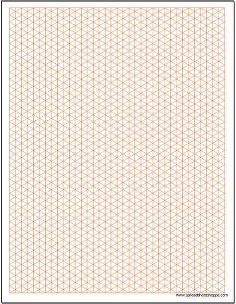 Isometric Graph Paper Template