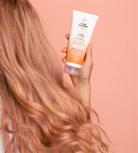 Rose Gold Shampoo Color Mask Four Reasons Vegan Sustainable Hair