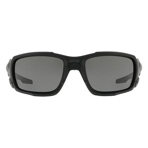 oakley si ballistic shocktube matte black sunglasses grey oo9329 01 best price check