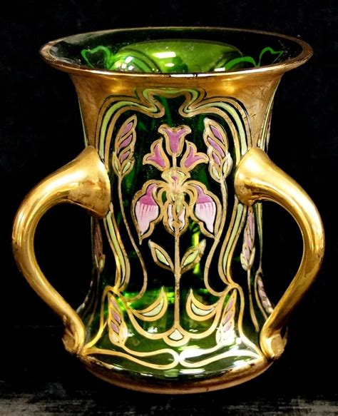 Gilt And Enamel Glass Loving Cup Dec 05 2015 Thos Cornell Galleries Ltd In Ny Gilt