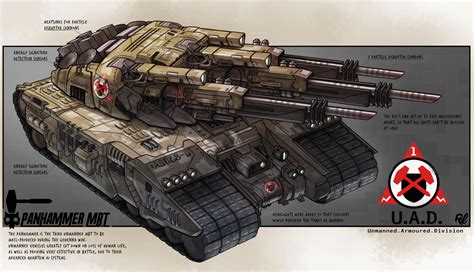 Tank Concept Mbt Panhammer By Crowtherlindeque On Deviantart