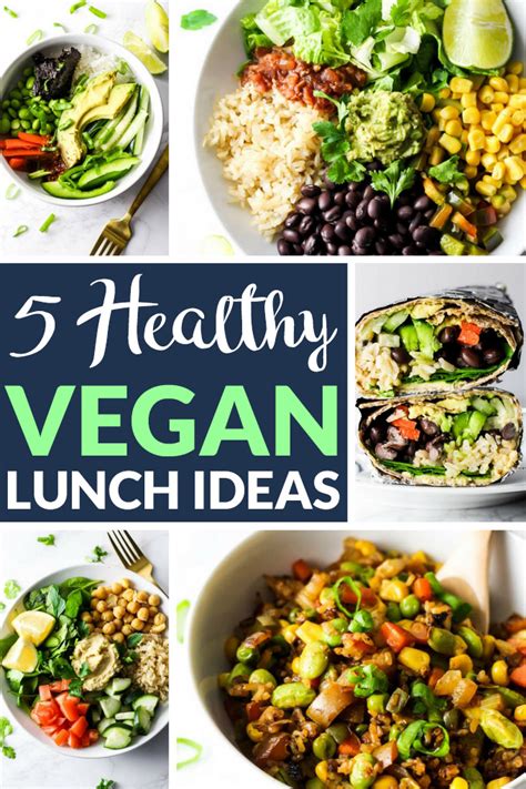 5 Healthy Vegan Lunch Ideas Emilie Eats