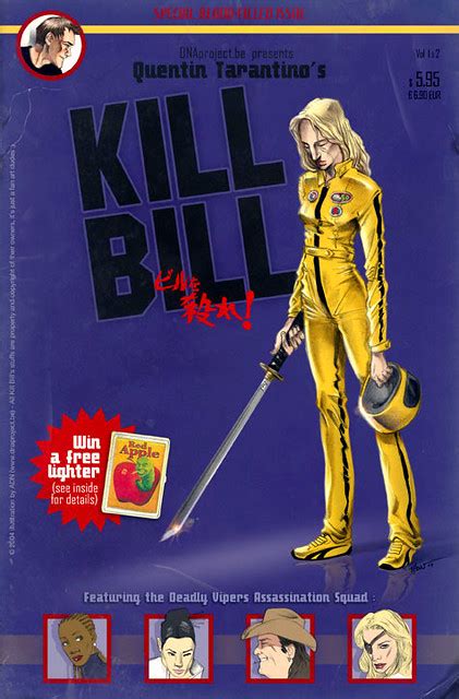 Kill Bill Comics Comic Book Cover From The Kill Bill Mov Adn