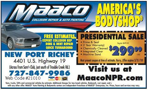 Car paint colors effy moom maaco paint colors how much does a maaco paint job automotive paint color charts acrylic vs urethane hemmings lion $599 off offer details: Maaco Auto Painting Specials - The Best Picture of Painting