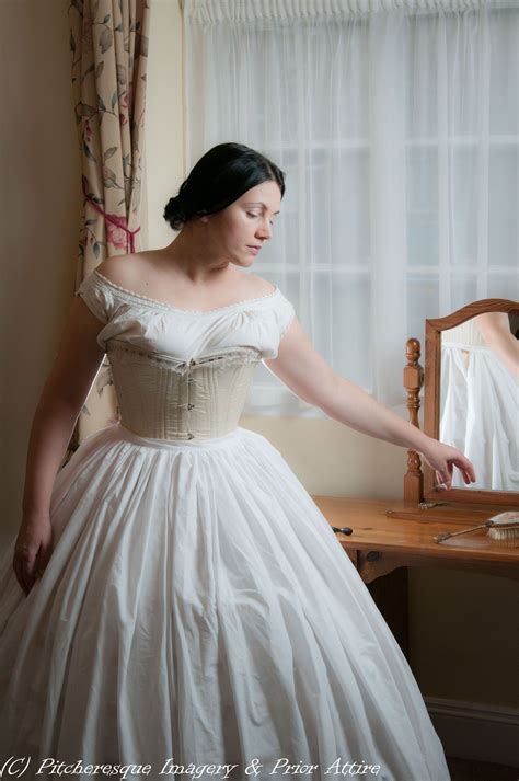 1860s Day Dress From The Chemise Out St Audries Shoot 5 Victorian