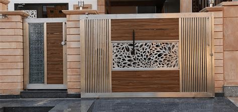 Modern Shera Wood Gate Design Xixixixiheihei