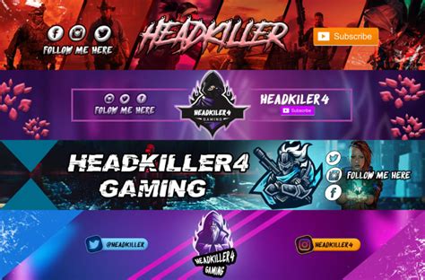 Design Gaming Banner For Youtube Twitch Twitter By Raopro Fiverr
