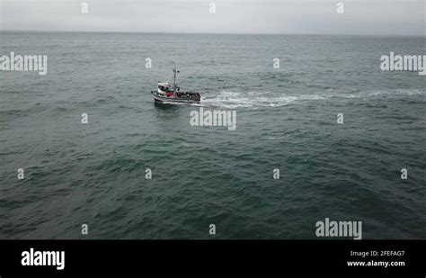 Rough Seas Boat Aerial Stock Videos Footage HD And 4K Video Clips