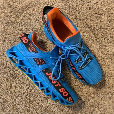 Just So So Shoes Just So So Shoes Blue Orange Mens 95 Poshmark