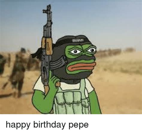 Happy Birthday Pepe Birthday Meme On Sizzle