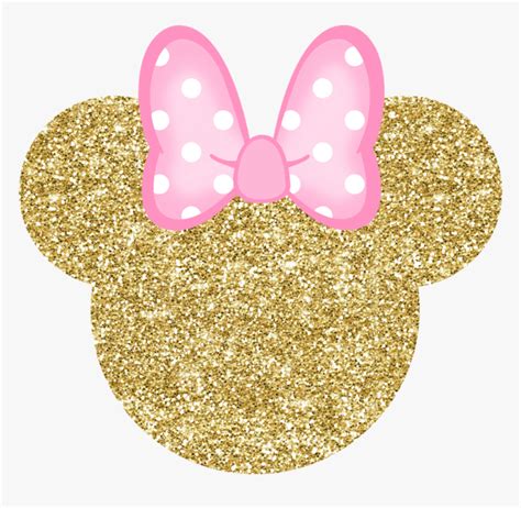 Gold Minnie Mouse Bow Png Seeking More Png Image Pink Minnie Mouse Png