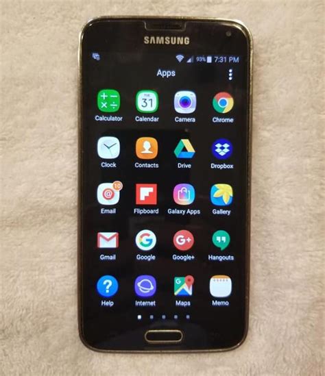 Samsung Galaxy S5 Sprint Black 16gb Sm G900p Lrnk91261 Swappa