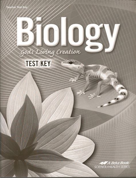 Terms in this set (38). ABEKA BIOLOGY TEST KEY - Second Harvest Curriculum