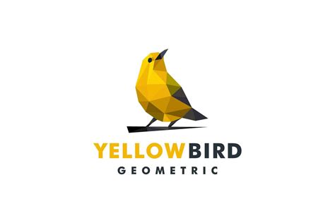 Geometric Bird Logo Vector Creative Illustrator Templates