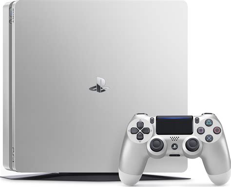 Sony Playstation 4 Slim Silver 500gb And 2x Dualshock 4 Skroutzgr